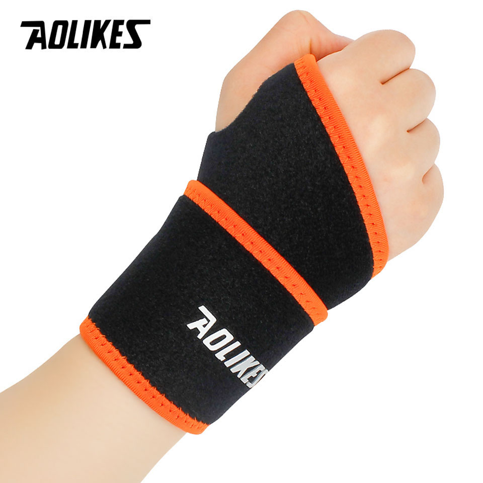 Wrist Wraps Weightlifting Support - AOLIKES 1 PC สายรัดข้อมือ Thumb Stabilizer