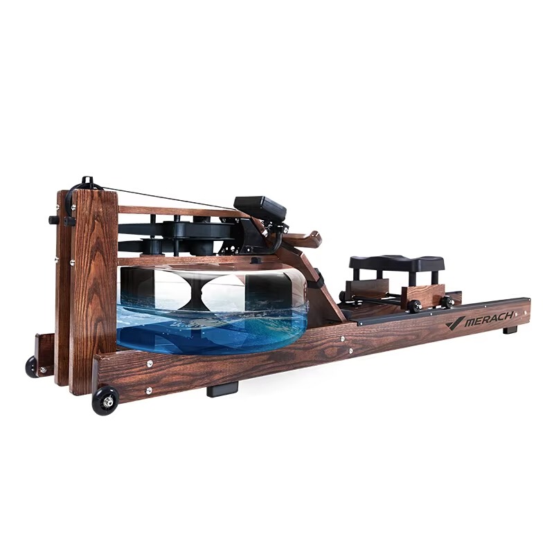 Fitness Equipment - เครื่องกรรเชียงบกไม้คลาสสิก ทนทานต่อน้ำ สำหรับออกกำลังกายในบ้าน