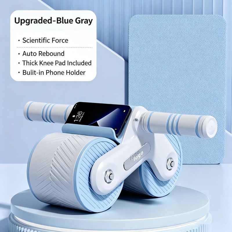 ลูกกลิ้งบริหารหน้าท้องแบบล้อคู - Ab Roller Wheel With Elbow Support บทวิจารณ์และราคา