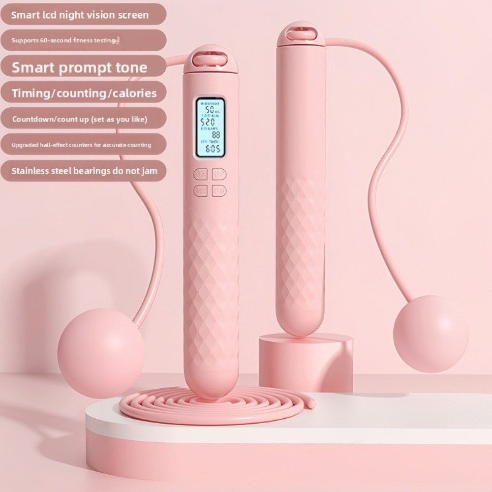 เชือกกระโดดไร้สายพร้อมตัวนับจำ - Smart Jump Rope Digital Counter บทวิจารณ์และราคา