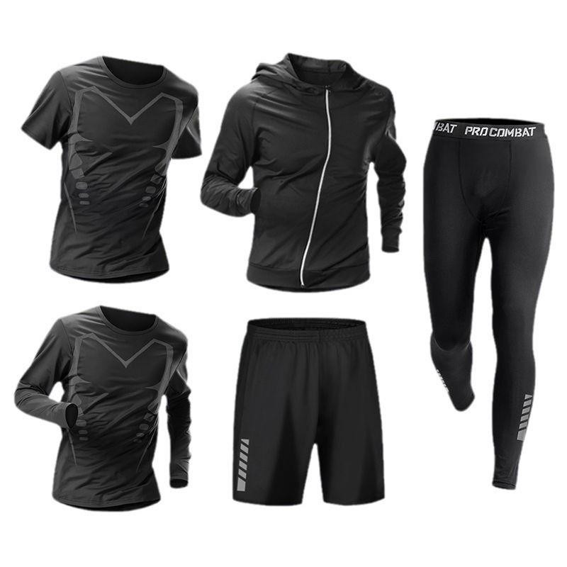 ชุดกีฬาผู้ชาย 5 ชิ้น เสื้อฮู้ด - Cycling บทวิจารณ์และราคา