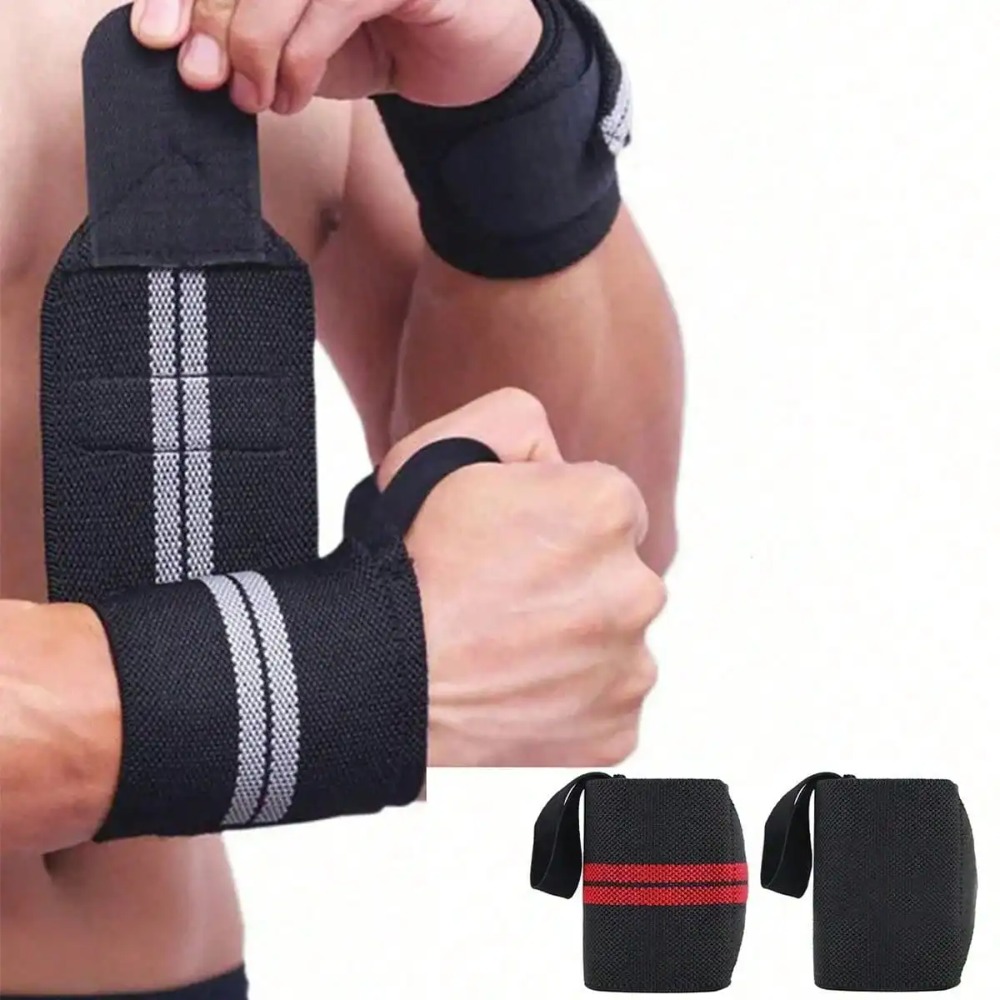 สายรัดข้อมือยืดหยุ่น 2 ชิ้น, ส - Wrist Wraps Weightlifting Support บทวิจารณ์และราคา