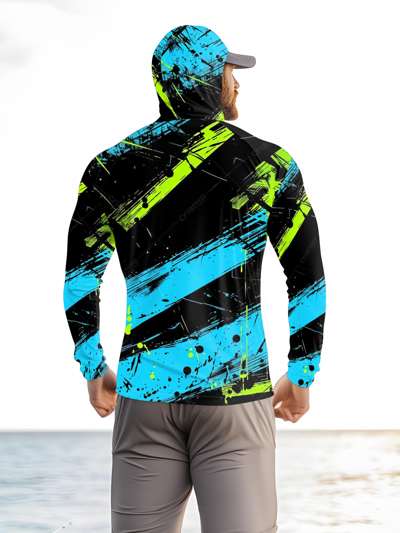เสื้อฮู้ดตกปลาสำหรับผู้ชาย แขน - Fishing บทวิจารณ์และราคา