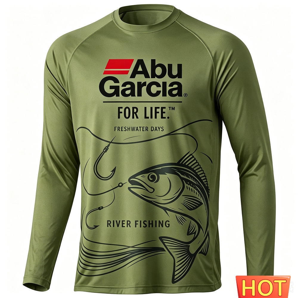 เสื้อยืดแขนยาวสำหรับผู้ชายตกปล - Fishing บทวิจารณ์และราคา